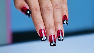 Easy Art Designs for Beginners | Learn How To Design Nail With OunNuth SN #5