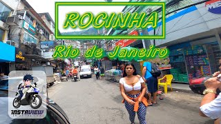 Rocinha Motorcycle Tour Brazil 4K 🇧🇷