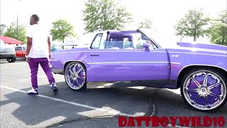 Purple Cutlass on 24' Dub Floaters