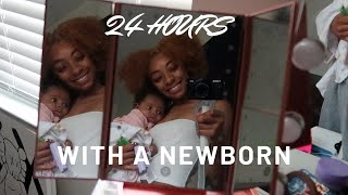 BEING A TEEN MOM FOR 24 HOURS WITH A NEWBORN