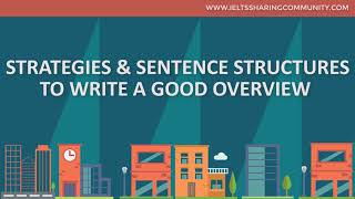 IELTS writing task 1 (part 2)| How to write a good overview + subtitles