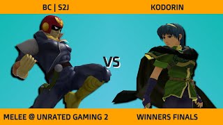 bc | S2J (C. Falcon) vs. KoDoRiN (Marth) - MUG #2 Winners Finals SSBM