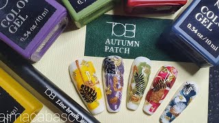 AUTUMN NAIL ART DESIGN 🌿