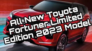 Toyota Fortuner Limited Edition 2023 Model | All New Fortuner Legender | Toyota Philippines 🇵🇭