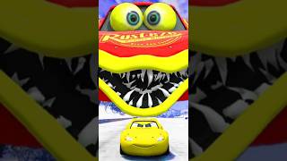 The Lightning McQueen Cyborg Spider Eater | Coffin Dance Song (COVER) #coffindance #shorts