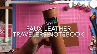 Faux Leather Travelers Notebook