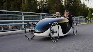 Kinner four-wheeled two-seater velomobile