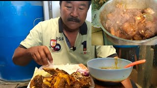 MUKBANG/Cooking and eating of spicy beef meat/north-east Indian style/Premson kiirii vlog.