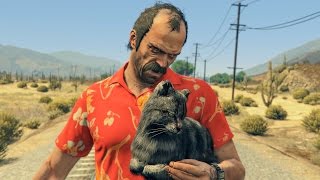 GTA 5 - CAT VS TRAIN