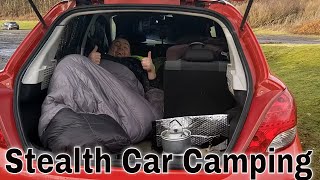 Solo Stealth Car Camping Scotland Winter Wild Camping Scotland