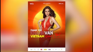 HOT! HOA HẬU KHÁNH VÂN được FAN SÁNG TÁC RAP, bài hát kể về hành trình tại MISS UNIVERSE