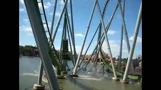 The Incredible Hulk Roller Coaster Crashes!!!