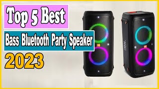 Unbelievable Performance! 🔊 Check Out These 5 Amazing Bass Bluetooth Party Speakers for 2023!