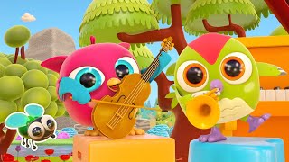 The Shoo Fly song for kids with Peck Peck the Woodpecker - Cartoons & nursery rhymes for kids