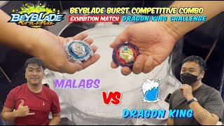 The Dragon King VS Malabs | Beyblade Burst Competitive Exhibition Match ベイブレードバースト