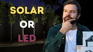 Solar VS Low Voltage LED Lights - Garden LED WATT BRIGHTNESS COMPARISON and Buying Tips