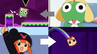 Sgt. Frog and Gotcha Force in Geometry Dash (GD Fanmade Texture Pack)