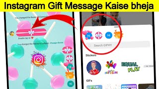 How To Send Gift Message In Instagram 2023 | Instagram messenger update gift option not showing