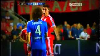 David Luiz Vs Mandzukic //UEFA SuperCup 2013 (Bayern Munich-Chelsea) [HD]