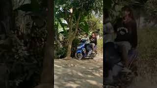 baru pertama kali belajar motor #shorts #lucu