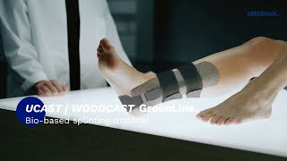 UCAST/WOODCAST GreenLine - bio-based splinting material | Ottobock Professionals