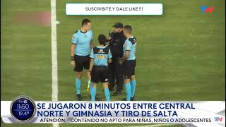 INCIDENTES EN EL CLASICO SALTEÑO