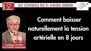 Comment baisser naturellement la tension artérielle en 8 jours