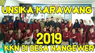 UNSIKA KARAWANG KKN di desa Nangewer 2019