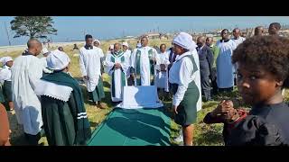 RBCCZ: Unveiling of a Tombstone Service of Mrs N Vangqa. 5 August 2023. George