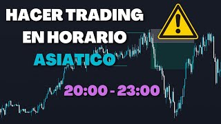 Haciendo TRADING con la ESTRATEGIA para PRINCIPIANTES  en el mercado ASIATICO (20:00 - 23:00)