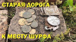 Старая дорога к месту шурфа большого дома