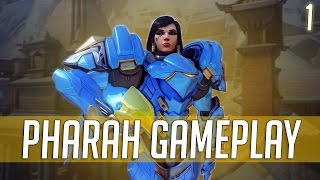 Overwatch Beta - Pharah Gameplay | Highlights #1