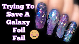 Trying To Save A Galaxy Foil Fail | Born Pretty Products