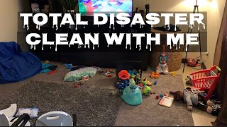 TOTAL DISASTER // CLEAN WITH ME 🧽 // CLEANING MOTIVATION // SPEED CLEANING