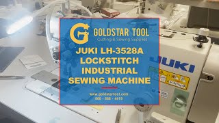 Product Showcase-JUKI LH-3528A Lockstitch Industrial Sewing Machine-Goldstartool.com - 800-868-4419