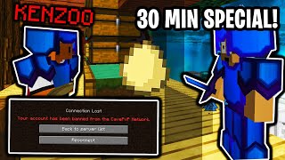 KENZOO RETURNS TO HCF *30 MINUTE SPECIAL* & PLAYER ABUSED A GLITCH! (BANNED) | Minecraft HCF