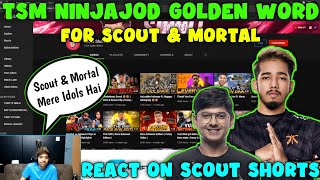 @NinjaJOD2 React On Scout Shorts | TSM NinjaJoD Golden Word For @officialscoutop & @MortaLyt