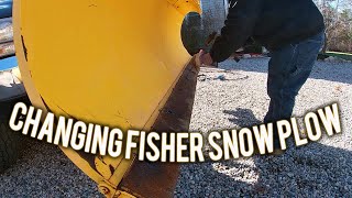 How To Change Fisher Plow Cutting Edge!