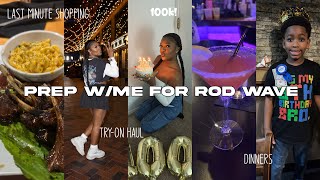 VLOG- Prep w/me for Rod Wave: hitting 100k, bowling, dinners, etc