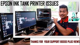 Epson Printer Not Printing Black Color and other Problems😉 | How to Solve them 80k plus views 😎