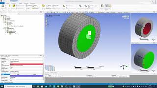 Ansys урок №11- Cоздание вращения объекта в Transient Structial  #ansys