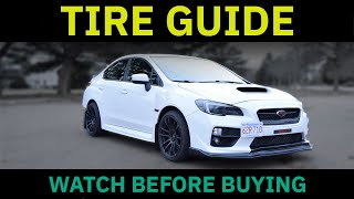 The Complete Tire Guide For The 2015+ Subaru WRX & STI