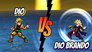 Dio Vs Dio Brando jojo's bizzare adventure fights / mugen