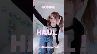 ROMWE HAUL *try on*