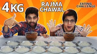 4 KG RAJMA CHAWAL EATING CHALLENGE | Rajma Chawal Eating Competition | Food Challenge India