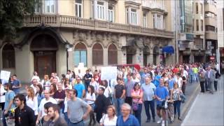 Manifestación ciudadana contra los recortes en Sanidad y Dependencia