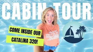 CABIN TOUR of our SAILBOAT (a 1996 Catalina 320)