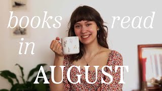 August Reading Wrap Up! 📚