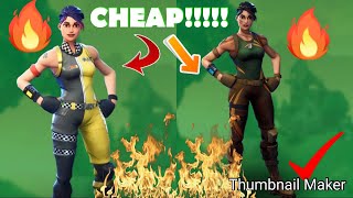 TOP 5 "CHEAP/UNCOMMON SKINS" IN FORTNITE!!!!