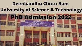 PhD Admission 2022-23|Latest Ph.D Notification 2022.Ph.D Admission in State University